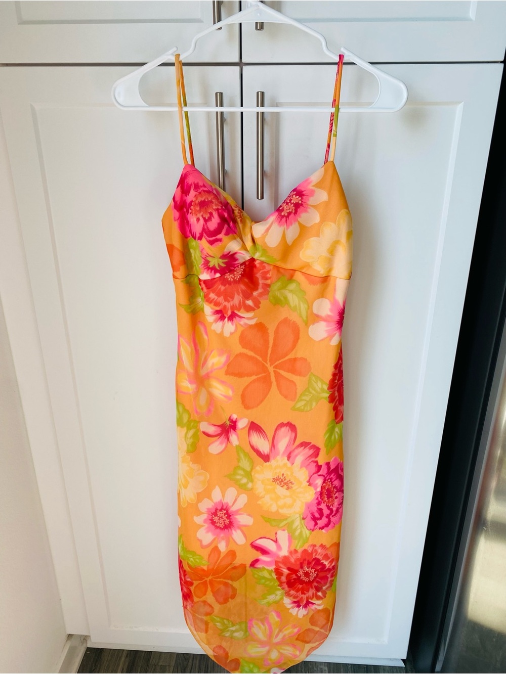 Y2K womens CDC slip dress size 4 floral dress